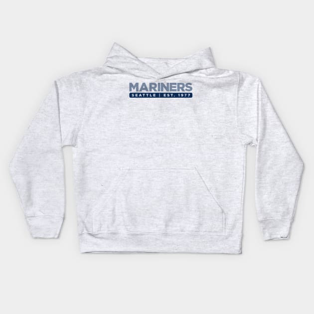 Mariners #1 Kids Hoodie by HooPet